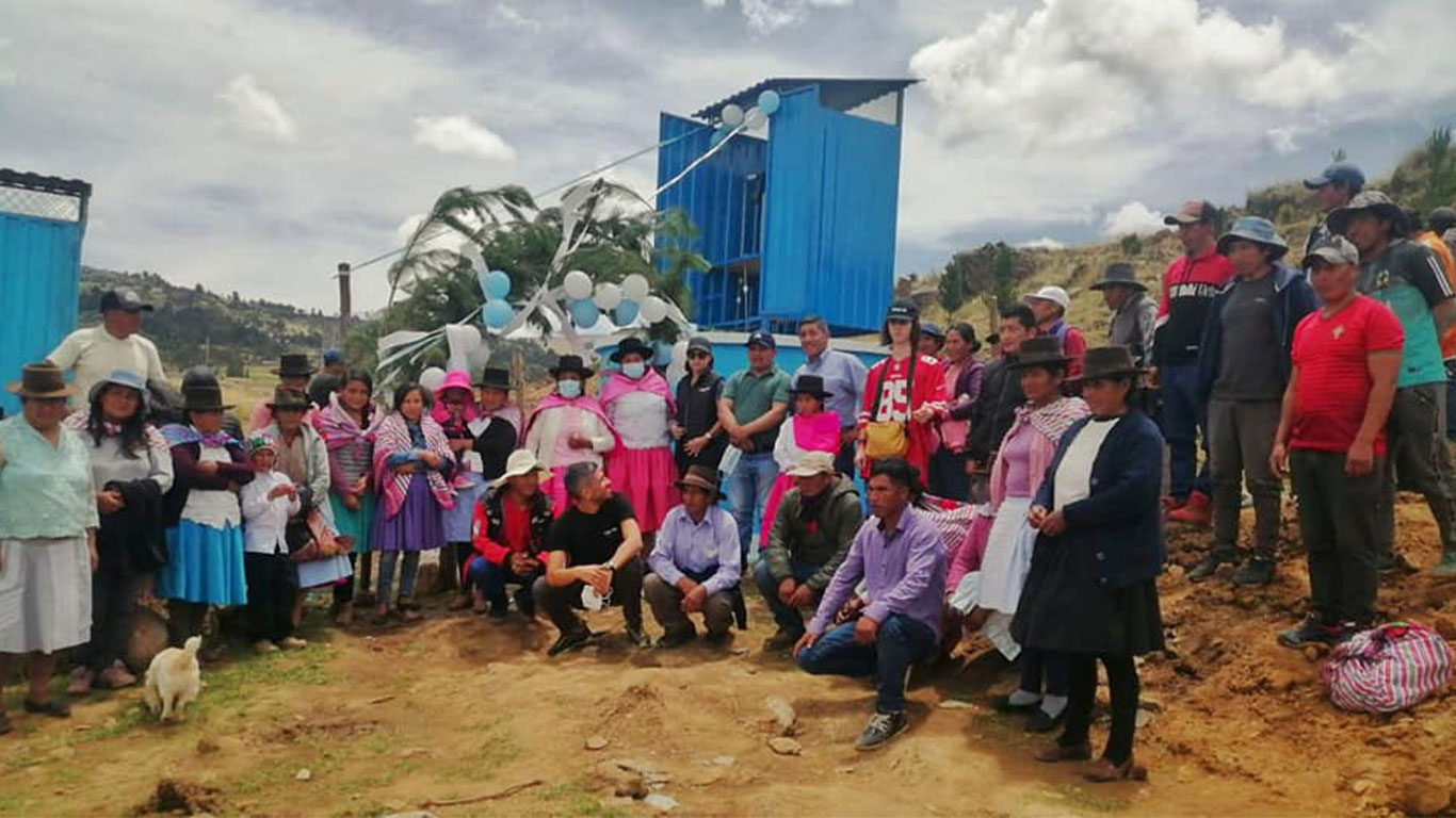 65 familias de Incahuasi ya cuentan con agua potable y saneamiento